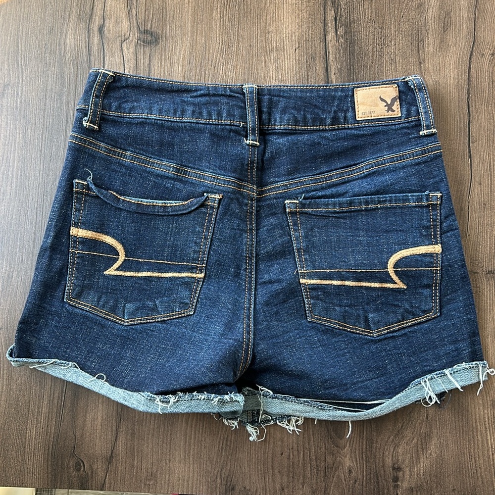 American Eagle Outfitters Dark Blue Jean Shorts